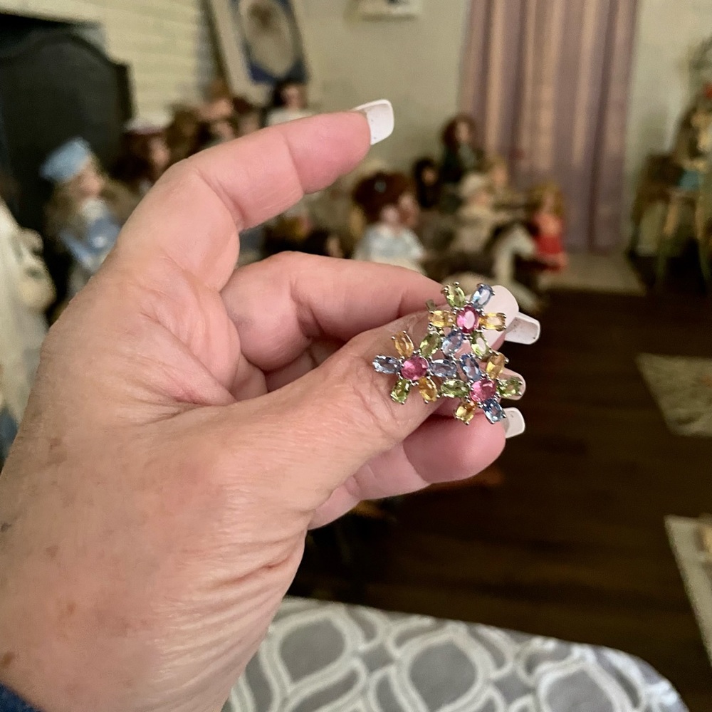 Multi Gemstone Ring - image 5